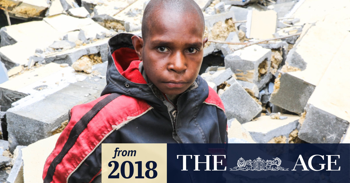 Disease stalks the victims of Papua New Guinea's highland earthquake